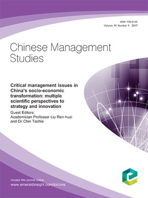 cover image of Chinese Management Studies, Volume 11, Number 1